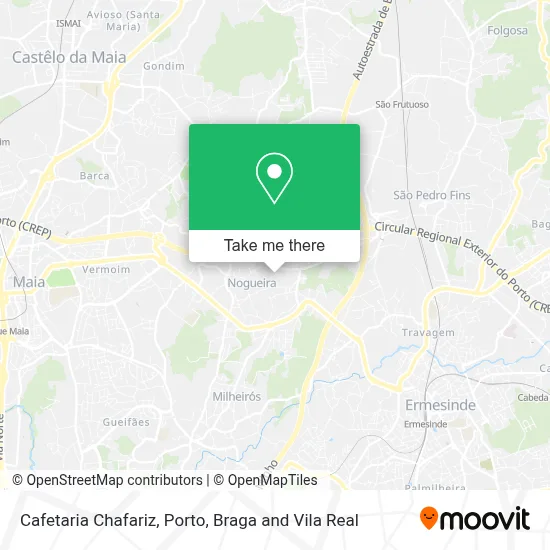 Cafetaria Chafariz map