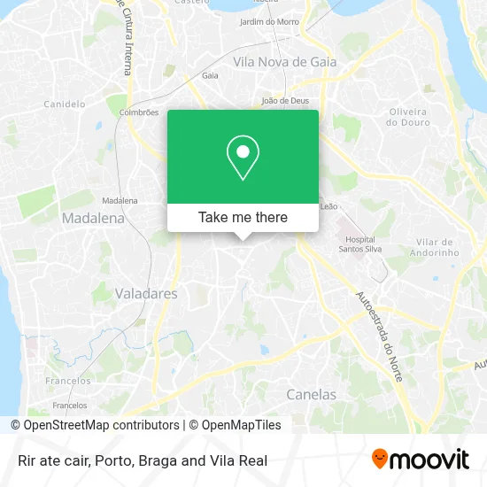 Rir ate cair mapa