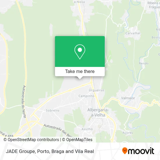 JADE Groupe map