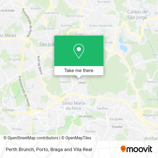 Perth Brunch map