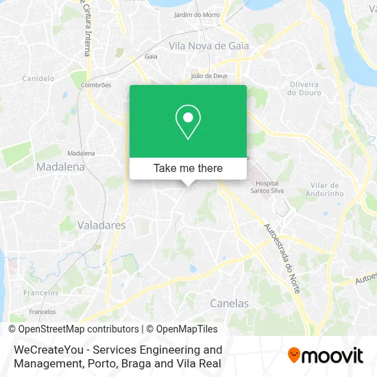WeCreateYou - Services Engineering and Management map