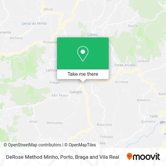 DeRose Method Minho map