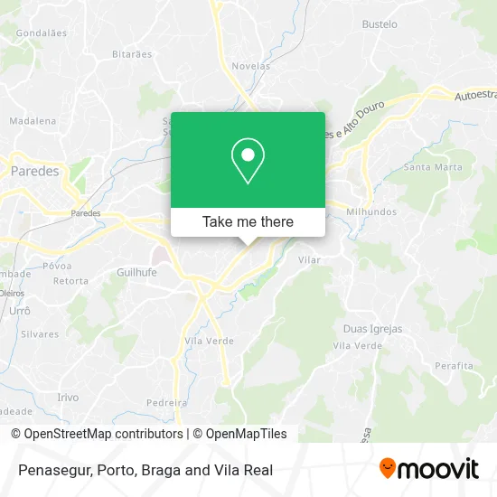 Penasegur map