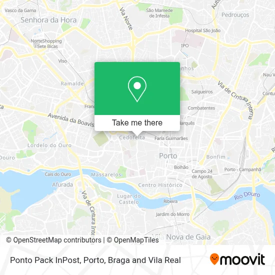 Ponto Pack InPost map