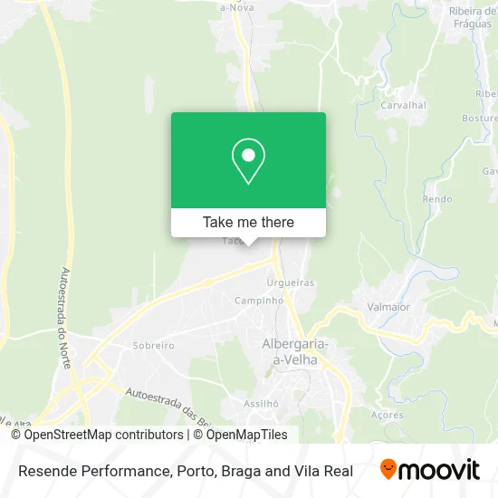 Resende Performance map