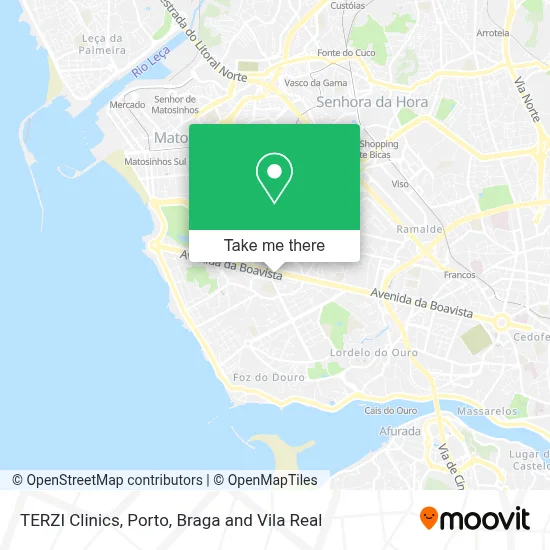 TERZI Clinics map