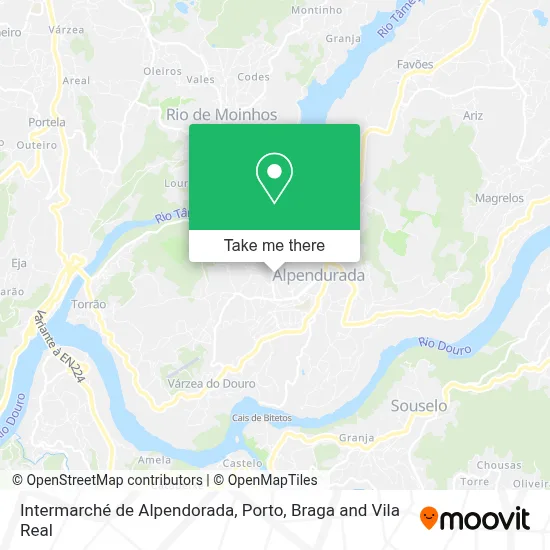 Intermarché de Alpendorada map