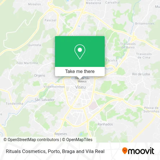 Rituals Cosmetics mapa