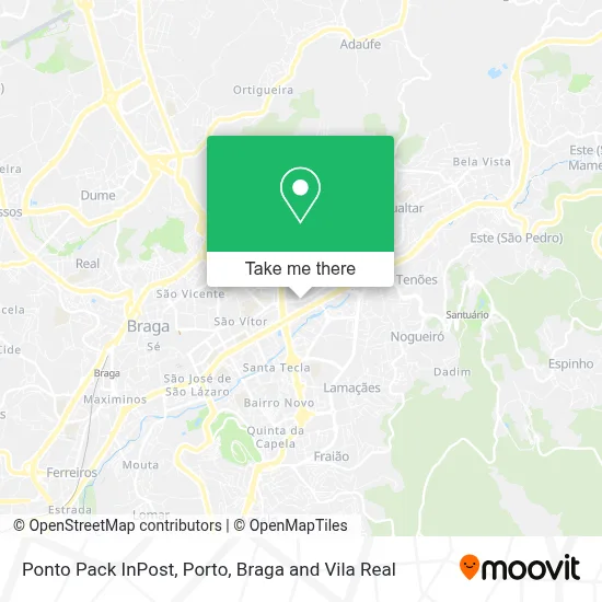 Ponto Pack InPost map