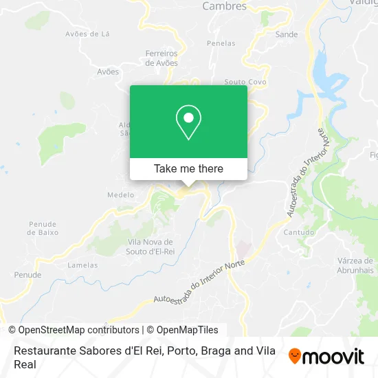 Restaurante Sabores d'El Rei map