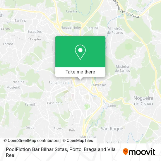 PoolFiction Bar Bilhar Setas map