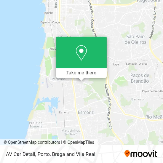 AV Car Detail map