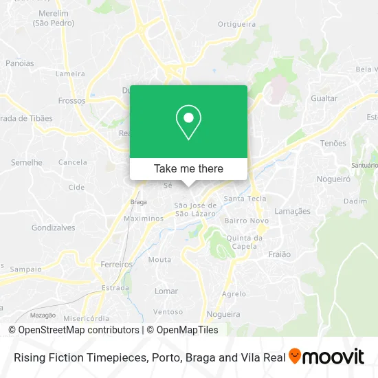 Rising Fiction Timepieces mapa