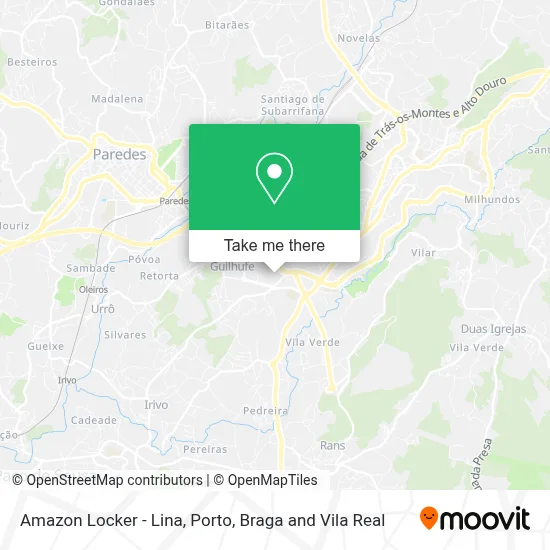 Amazon Locker - Lina map