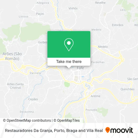 Restauradores Da Granja map