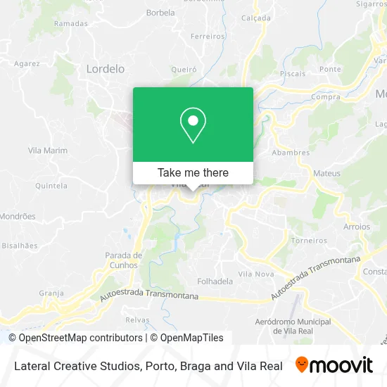 Lateral Creative Studios map