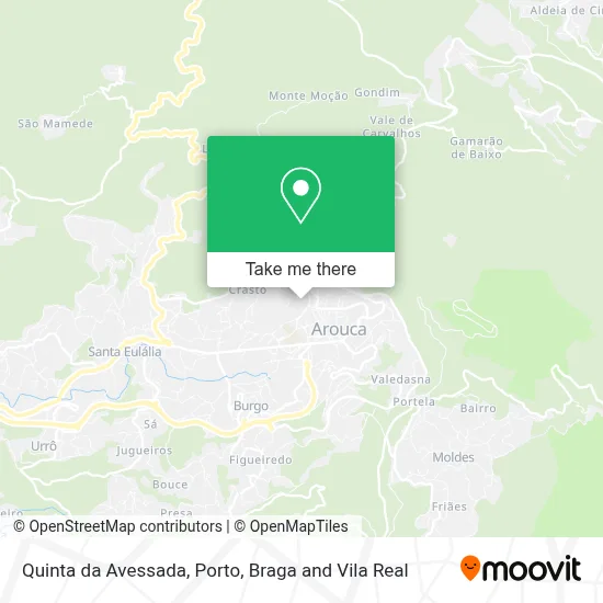 Quinta da Avessada map