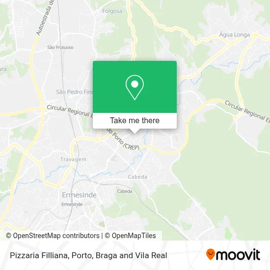 Pizzaria Filliana map