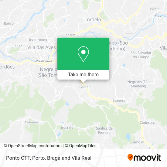 Ponto CTT map