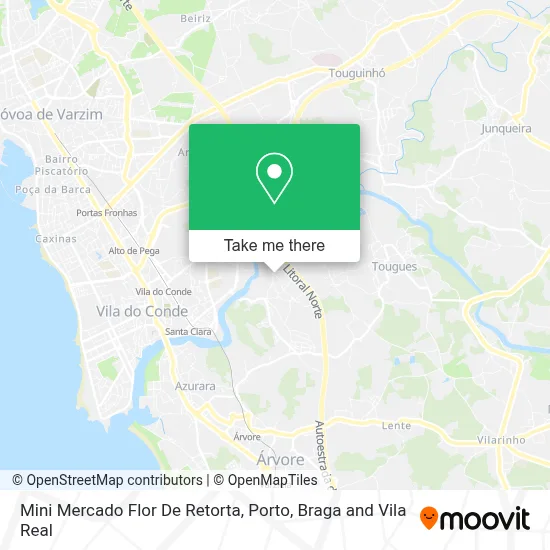 Mini Mercado Flor De Retorta map