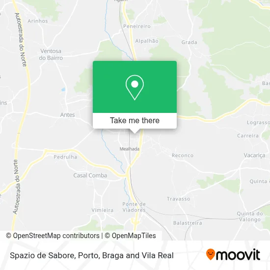 Spazio de Sabore map