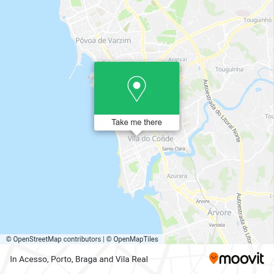 In Acesso map