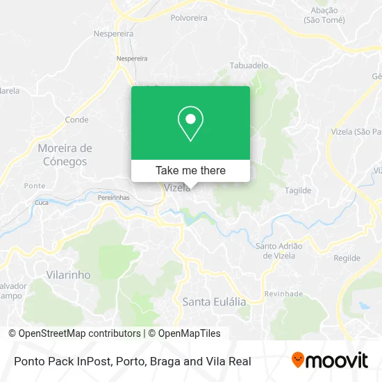 Ponto Pack InPost map