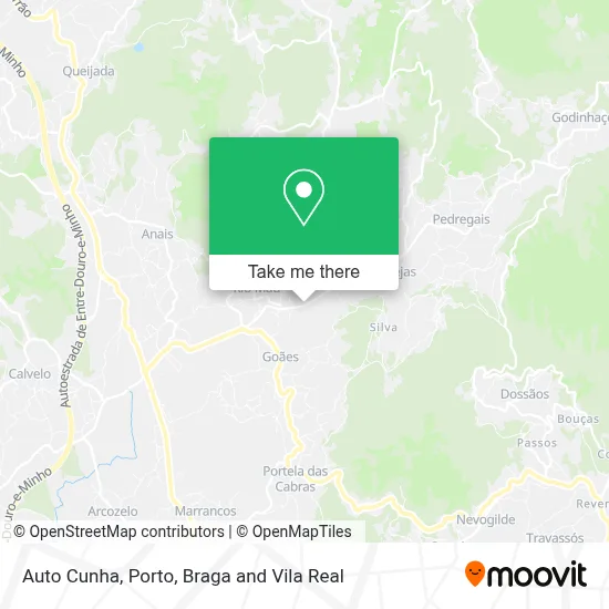 Auto Cunha map