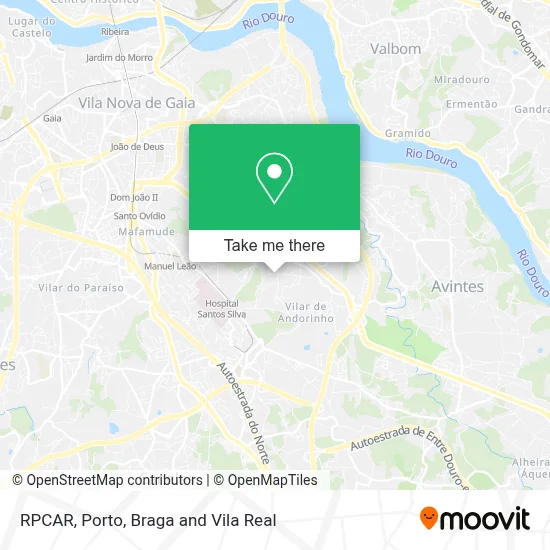 RPCAR mapa