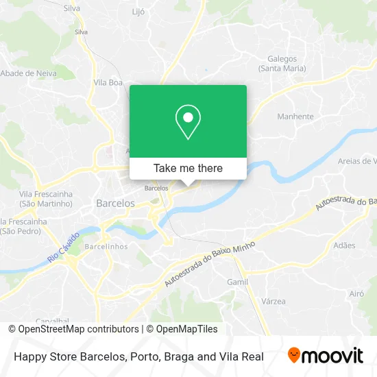 Happy Store Barcelos map