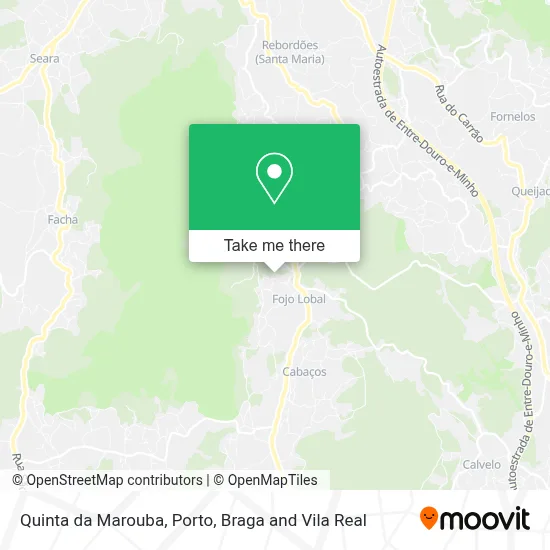 Quinta da Marouba map