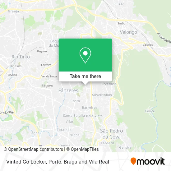 Vinted Go Locker map