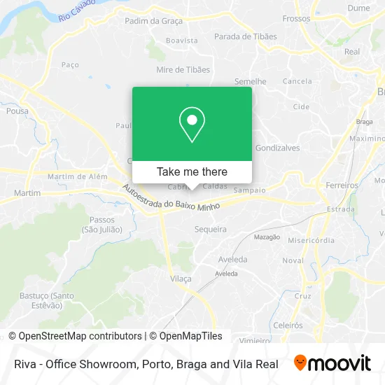 Riva - Office Showroom map