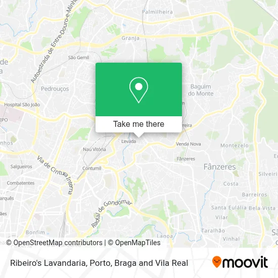 Ribeiro's Lavandaria map