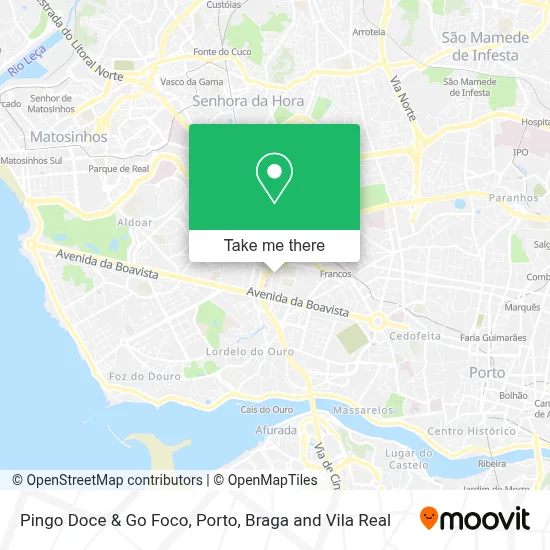Pingo Doce & Go Foco map