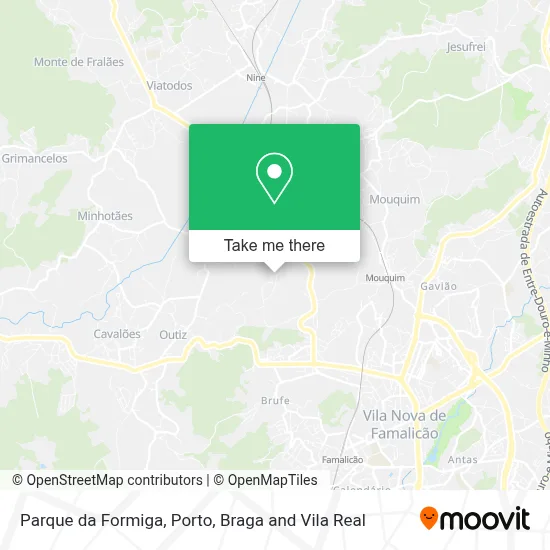 Parque da Formiga map