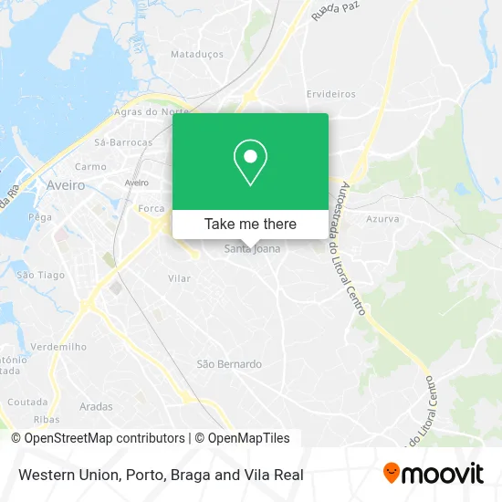 Western Union map