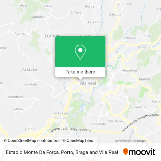 Estadio Monte Da Forca map