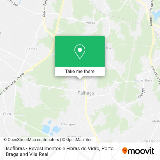 Isofibras - Revestimentos e Fibras de Vidro map