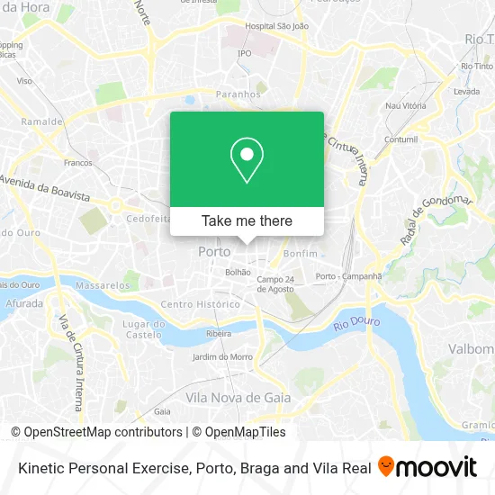 Kinetic Personal Exercise map
