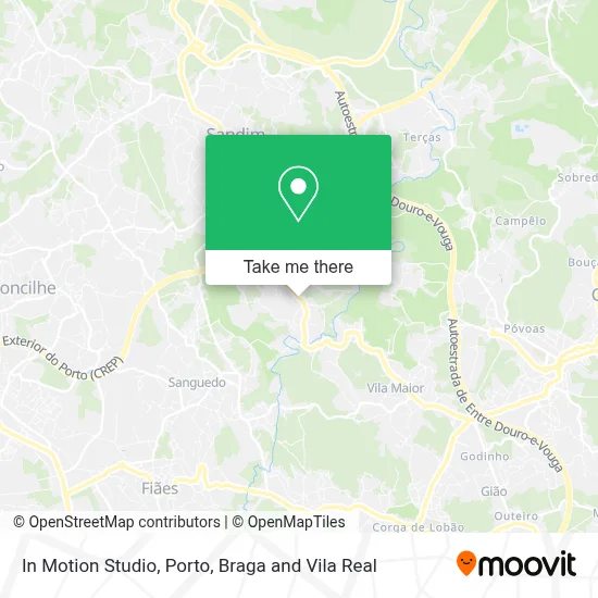 In Motion Studio map
