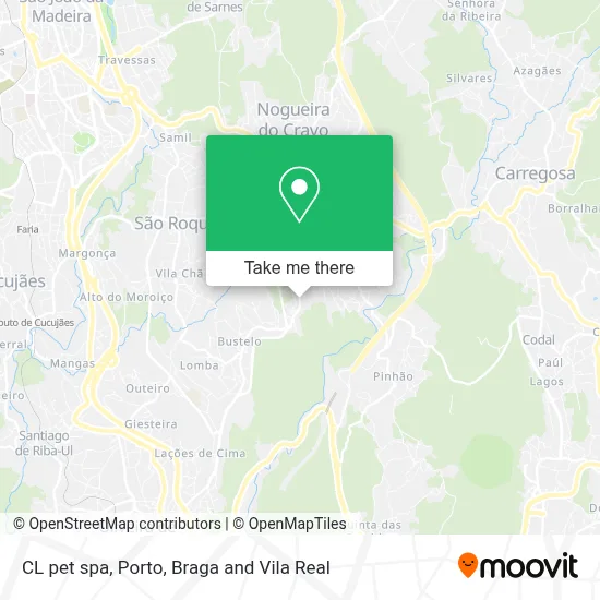 CL pet spa map