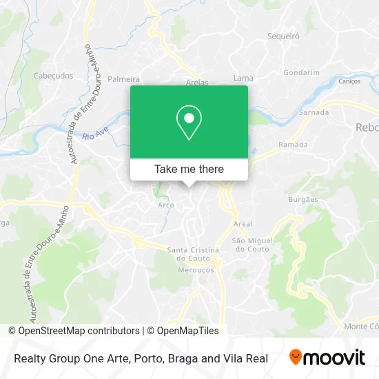 Realty Group One Arte map