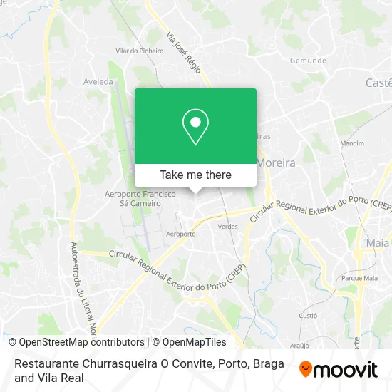 Restaurante Churrasqueira O Convite map