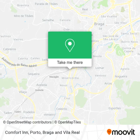Comfort Inn map