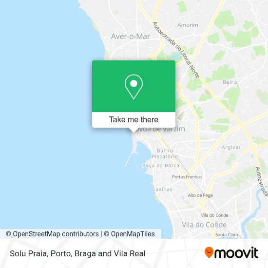 Solu Praia map