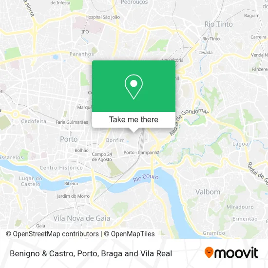 Benigno & Castro map