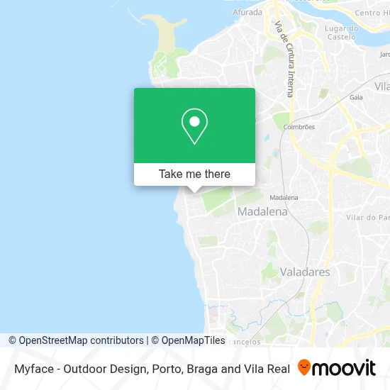Myface - Outdoor Design map