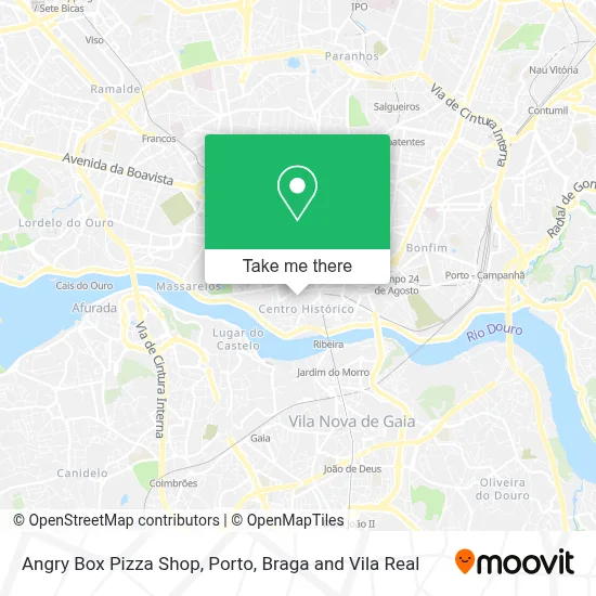 Angry Box Pizza Shop map