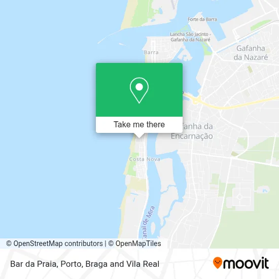 Bar da Praia map